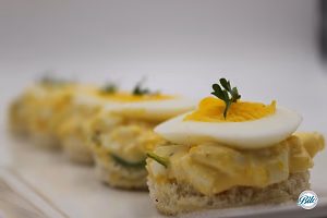 Egg Salad Tea Sandwich - Round