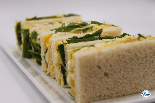Egg Salad Finger Sandwich for Tea