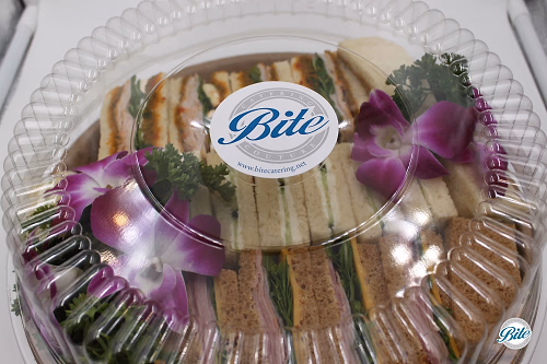 Tea Sandwiches Packaged for Delivery
