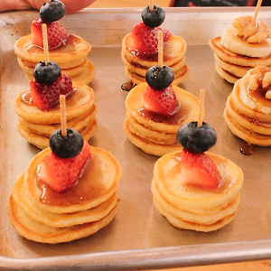 Mini Pancake Stacks