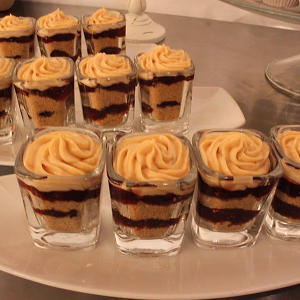 PB&J Dessert Shots