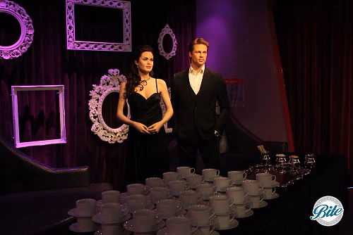 Coffee with Brad and Angelina
