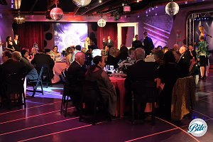 A festive 60th birthday crowd