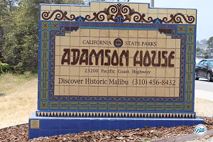 Adamson House Entry Sign
