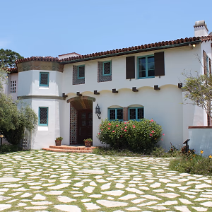 Front of Adamson House