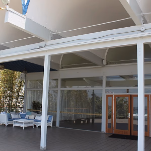 Partially Covered Oceanside Deck @ Malibu West Beach Club