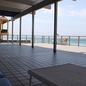 Large Oceanfront Deck @ Malibu West Beach Club