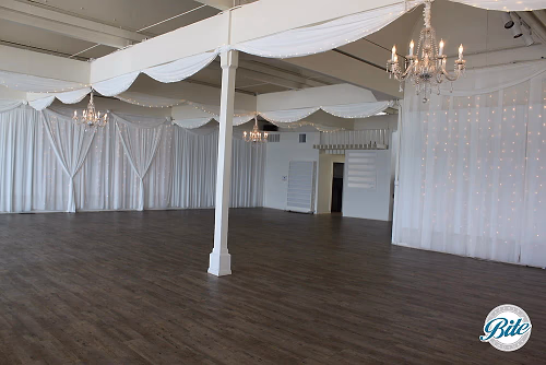 Angled View of Large Event Room @ Malibu West Beach Club