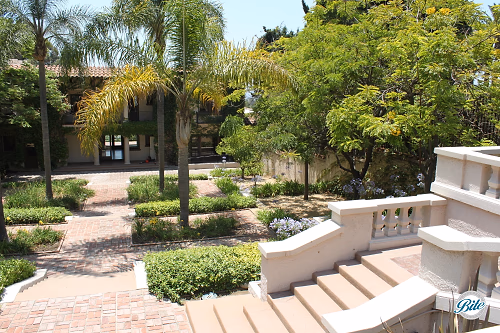 Courtyard and Lower Gardens @ Wattles Mansion