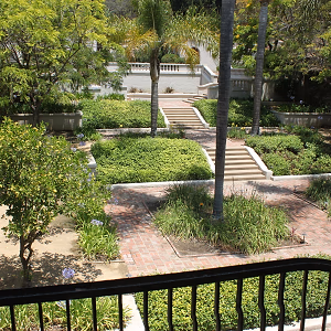 Garden View from Second Floor @ Wattles Mansion