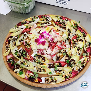 Endives on Platter Assembled for Delivery