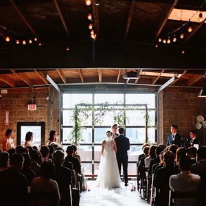 Wedding ceremony @ Smoky Hollow Studios