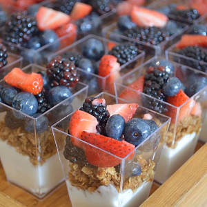 Granola Parfait with Fresh Berries