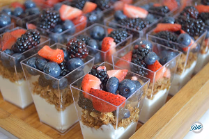 Granola Parfait with Fresh Berries