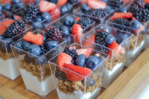 Granola Parfait with Fresh Berries