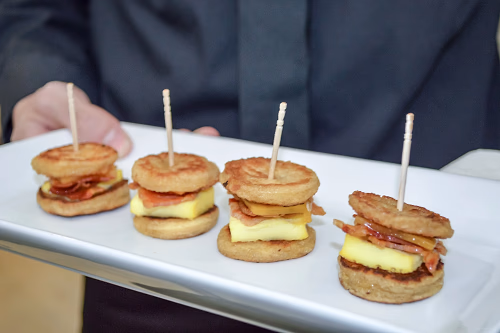 Mini Eggy Bread sandwiches 