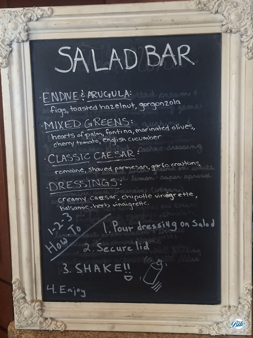 Salad Bar Sign + Instructions for Salad Shakers