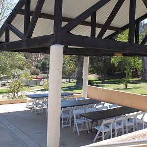 Pavilion Adjacent to Pond @ Grace Simons Lodge