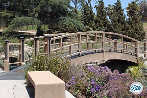 Picturesque Wooden Bridge @ Grace Simons Lodge