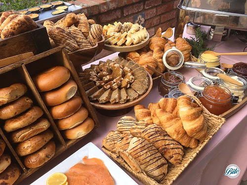 Bread Bar Breakfast Display Closeup