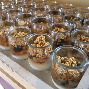 Granola Parfait in Individual Cups