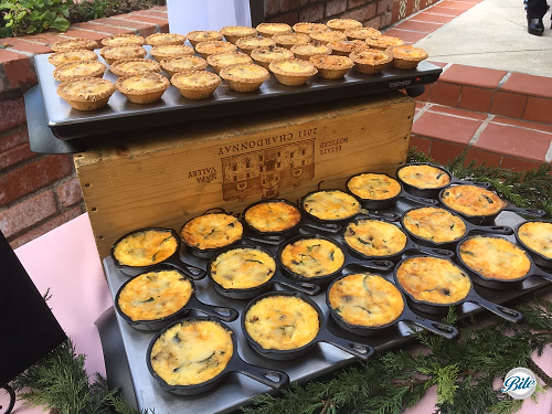 Egg Fritatta and Quiche Closeup