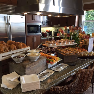 Rustic Breakfast Display in Kitchen