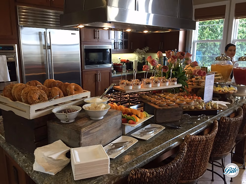 Rustic Breakfast Display in Kitchen