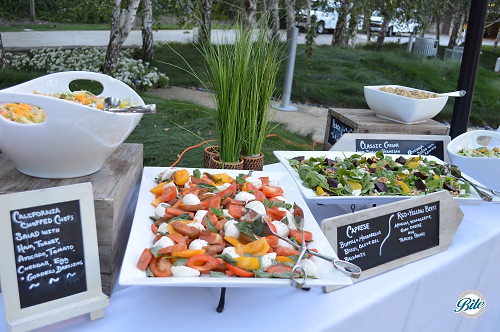 Assortment of Salads on a Station