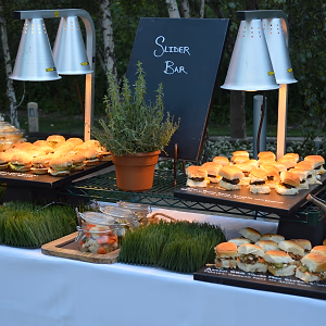 Slider Bar Display with Veggie Chips