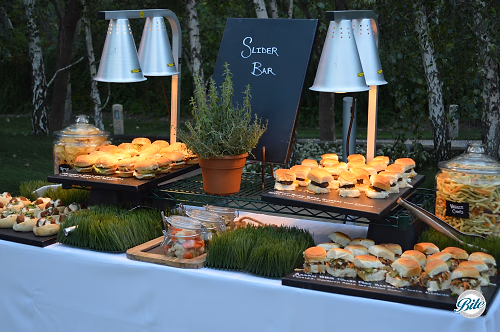 Slider Bar Display with Veggie Chips