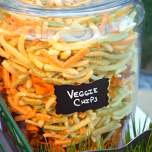 Veggie Chips in Glass Jar