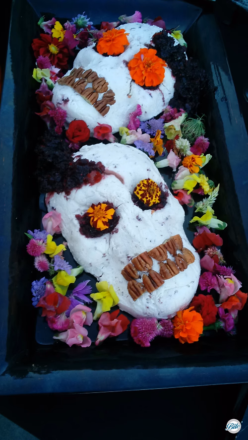 Bleeding Skull Halloween Appetizer