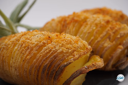 Hasselback Potatoes Closeup