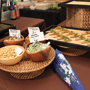 Asian Snacks on Display