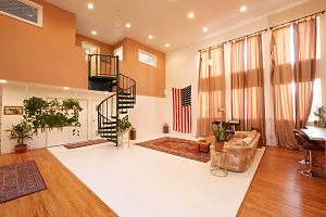 Forge West Loft Diagonal View of Space and Windows