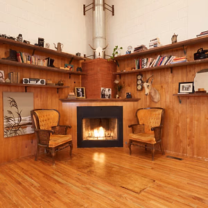 Forge West Loft Fireplace