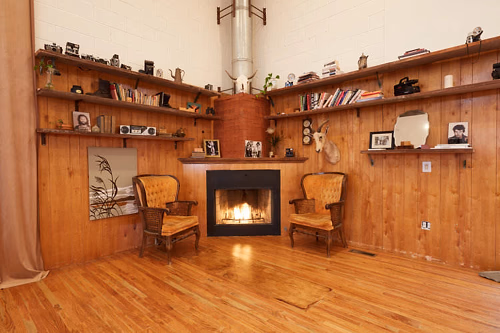 Forge West Loft Fireplace
