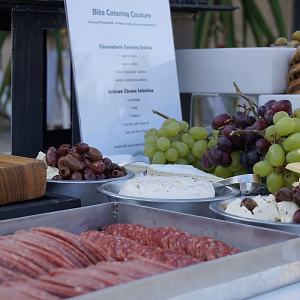 Salami and Cheese on Charcuterie Station