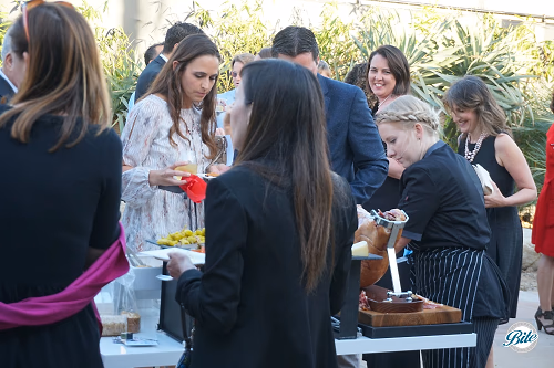 Guests at the Charcuterie Station