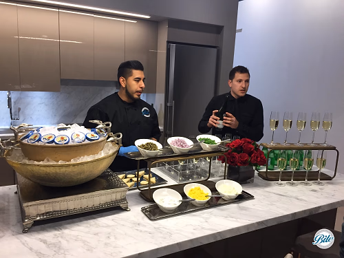 Caviar Bar with Champagne
