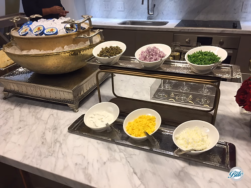 Caviar Bar Toppings