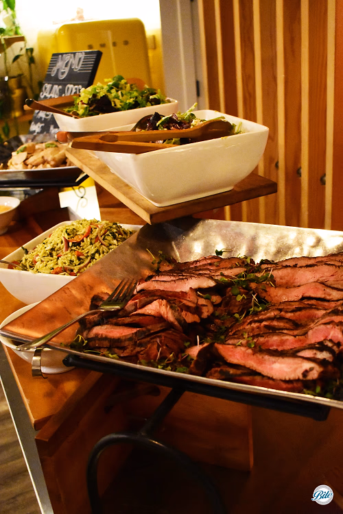 Flank Steak on Buffet