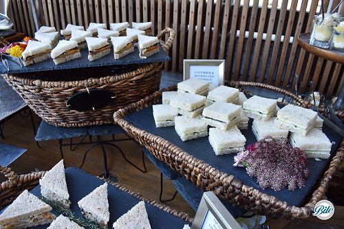 Assorted Tea Sandwiches on Baskets