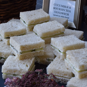 Cucumber and Boursin Tea Sandwiches