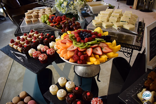 Orchards Harvest and Dessert with Flowers