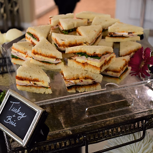 Turkey Brie Tea Sandwiches