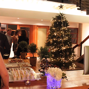 Holiday Party Setup in Office