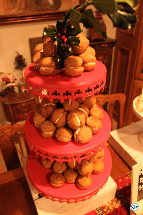 Gingerbread Whoopie Pies on Red Riser
