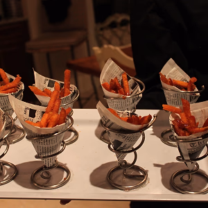 Sweet Potato Fry Cones